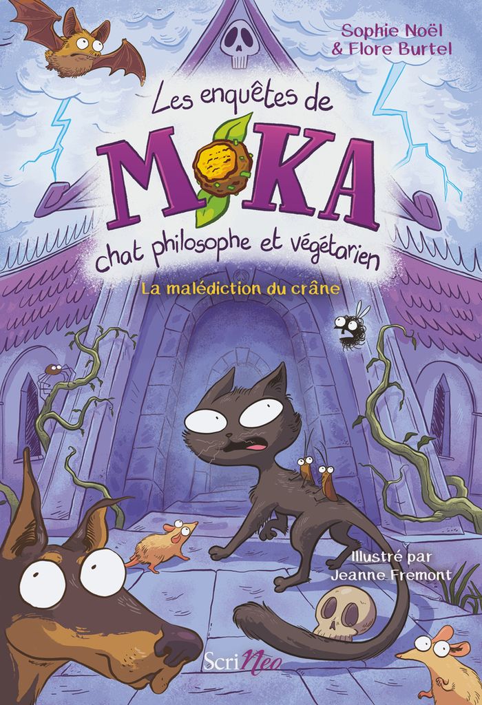 Couverture : LES ENQUETES DE MOKA - LA MALEDICTION DU CRANE