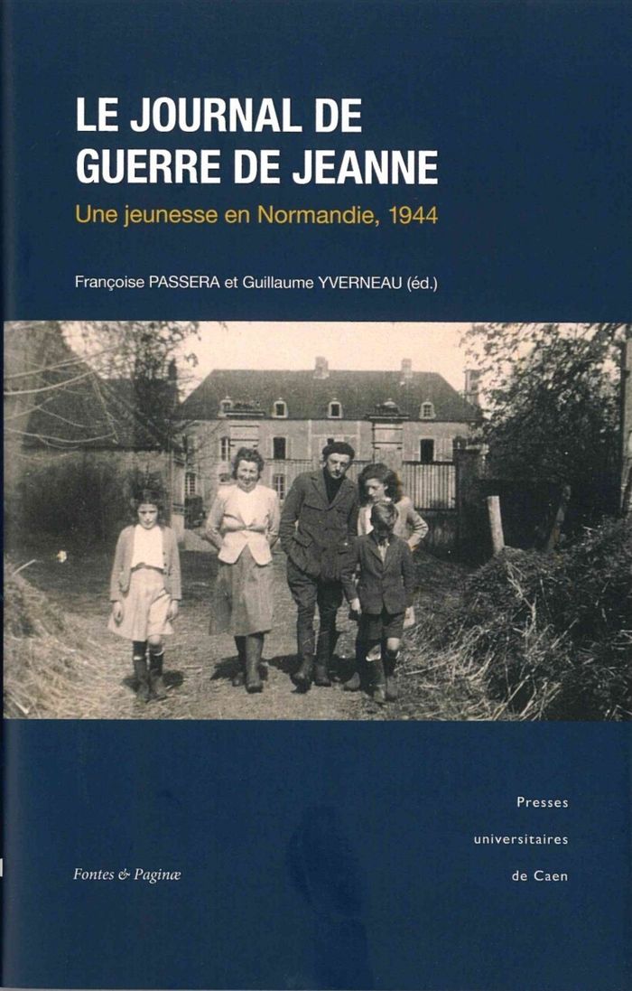 Couverture du livre « Le journal de guerre de Jeanne : une jeunesse en Normandie, 1944 », librairie Les Contes Infusés à Corte