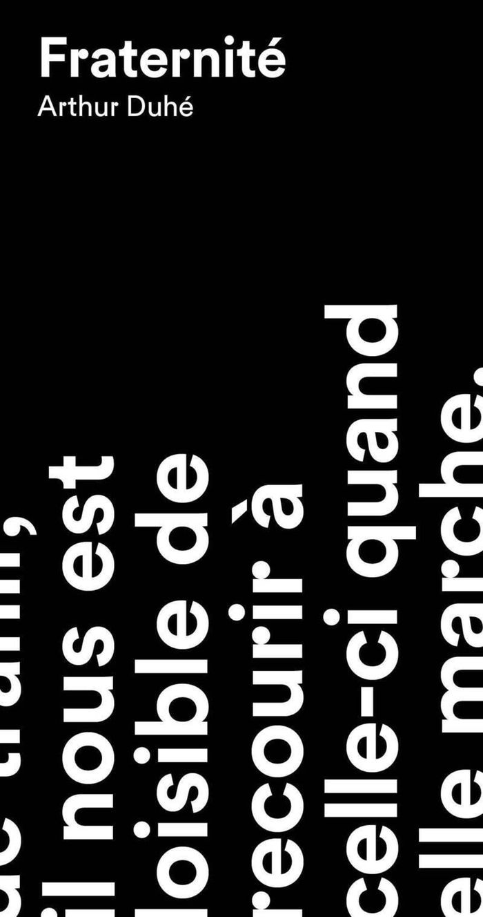 Couverture du livre « Fraternité », librairie Les Contes Infusés à Corte
