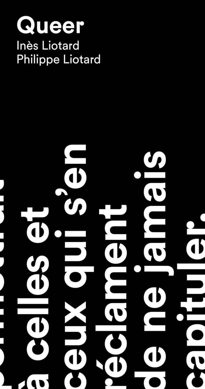 Couverture du livre « Queer » de Inès Liotard, librairie Les Contes Infusés à Corte
