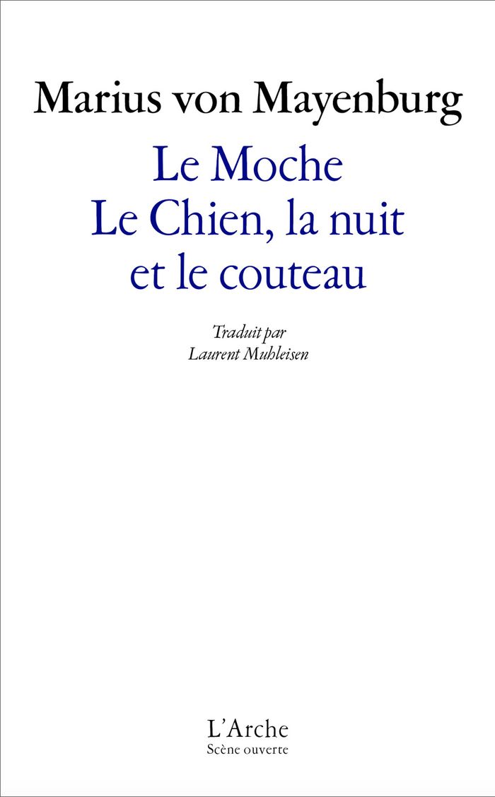 Couverture du livre « Le moche » de Marius von Mayenburg, librairie Les Contes Infusés à Corte