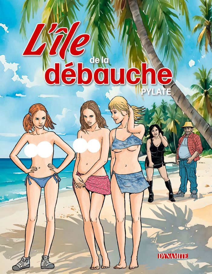 Couverture du livre « L'île de la débauche » de Pylate, librairie Les Contes Infusés à Corte