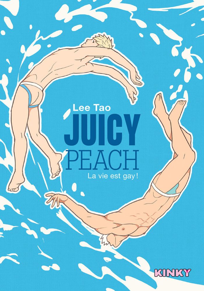 Couverture du livre « Juicy peach : la vie est gay ! », librairie Les Contes Infusés à Corte