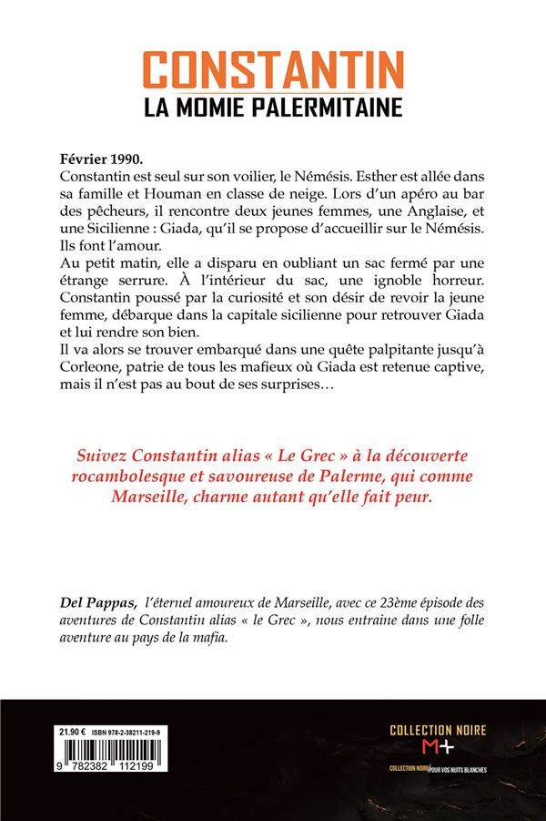 Quatrième de couverture de « La momie palermitaine »