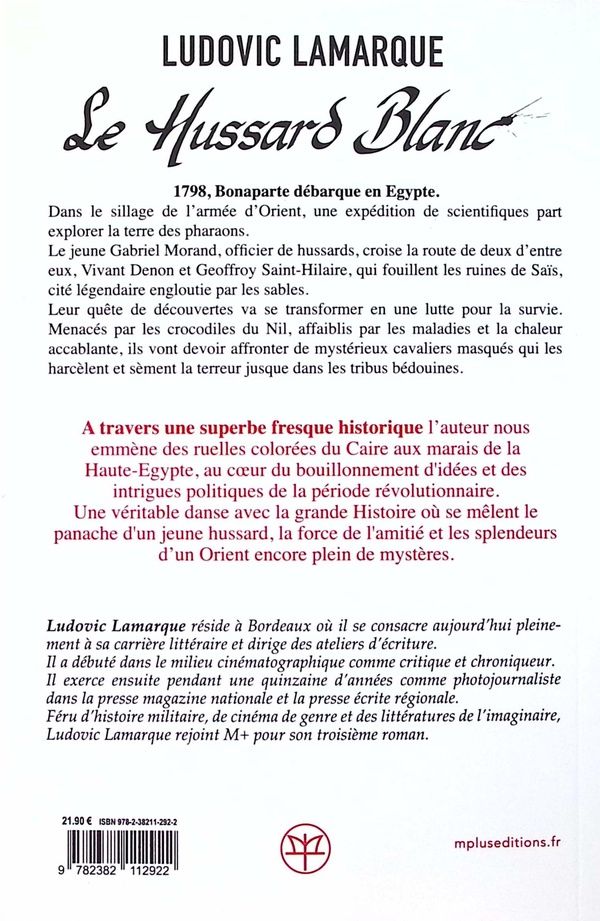 Quatrième de couverture de « Le hussard blanc »