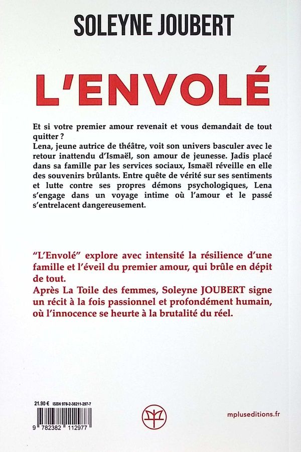 Quatrième de couverture de « L'envolé »