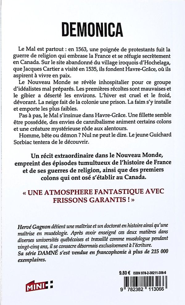Quatrième de couverture de « Demonica »