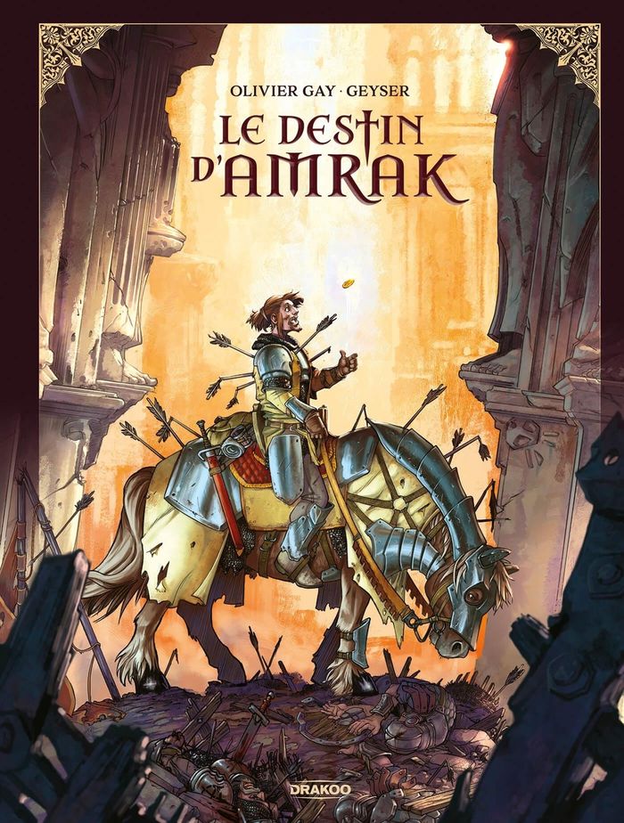 Couverture du livre « Le destin d'Amrak » de Olivier Gay, librairie Les Contes Infusés à Corte