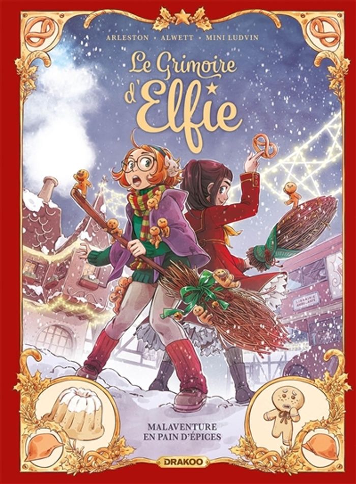 Couverture du livre « LE GRIMOIRE D'ELFIE - T03 - LE GRIMOIRE D'ELFIE - VOL. 03 - HISTOIRE COMPLETE - MALAVENTURE EN PAIN » de Arleston/alwett, librairie Les Contes Infusés à Corte