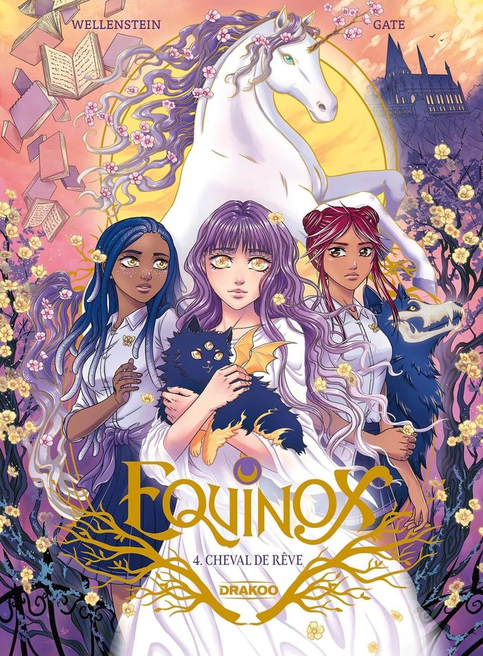 Couverture du livre « EQUINOX - T04 - EQUINOX - VOL. 04 - CHEVAL DE REVE » de Wellenstein-A+aurora, librairie Les Contes Infusés à Corte