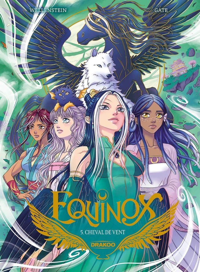 Couverture du livre « EQUINOX - T05 - EQUINOX - VOL. 05 - CHEVAL DE VENT » de Wellenstein, librairie Les Contes Infusés à Corte