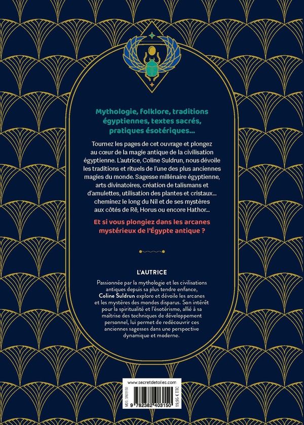 Quatrième de couverture de « Magie & rituels de l'Égypte ancienne »