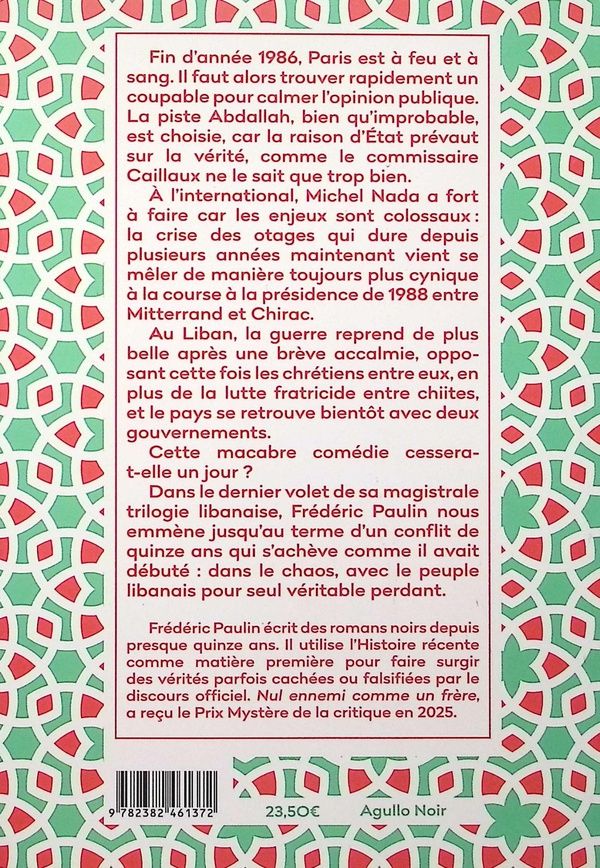 Quatrième de couverture de « Que s'obscurcissent le soleil et la lumière : 1986-1990 »