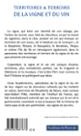 Quatrième de couverture de « Territoires & terroirs de la vigne et du vin »