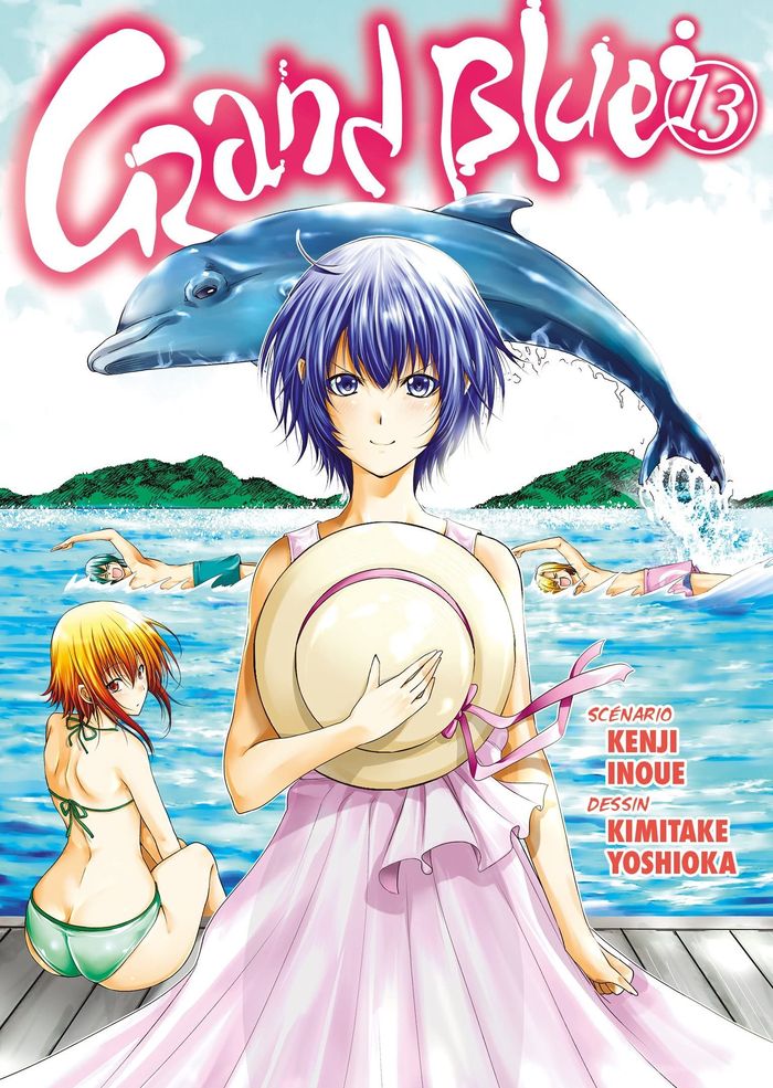 Couverture du livre « GRAND BLUE - TOME 13 » de Inoue/yoshioka, librairie Les Contes Infusés à Corte