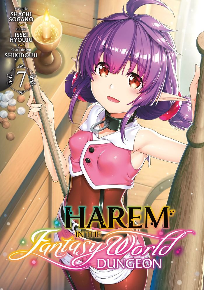 Couverture du livre « HAREM IN THE FANTASY WORLD DUNGEON - TOME 07 » de Sogano/hyouju, librairie Les Contes Infusés à Corte