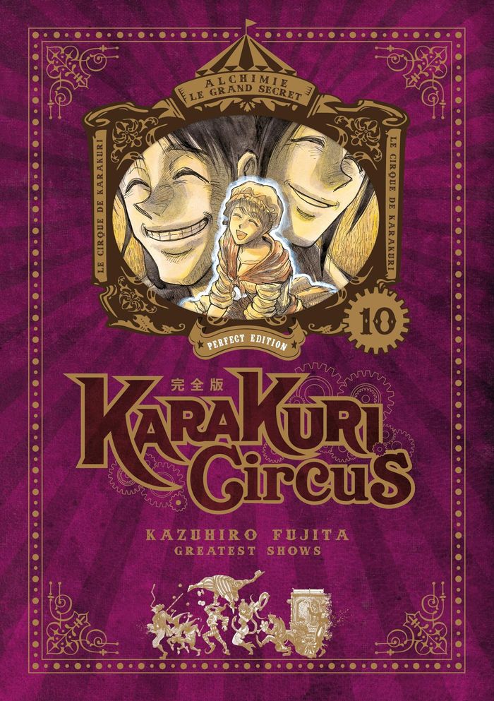 Couverture du livre « KARAKURI CIRCUS PERFECT EDITION - KARAKURI CIRCUS - TOME 10 - PERFECT EDITION » de Kazuhiro Fujita, librairie Les Contes Infusés à Corte
