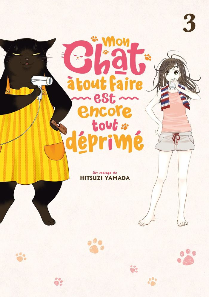 Couverture du livre « MON CHAT A TOUT FAIRE EST ENCORE TOUT DEPRIME - TOME 03 », librairie Les Contes Infusés à Corte