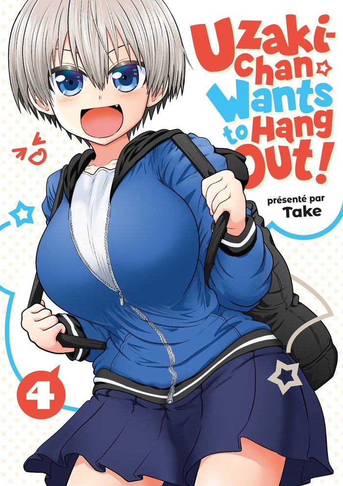 Couverture du livre « UZAKI-CHAN WANTS TO HANG OUT! - TOME 04 » de Take, librairie Les Contes Infusés à Corte