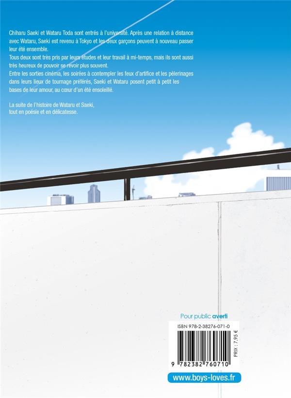 Quatrième de couverture de « BLUE SUMMER - TOME 2 »