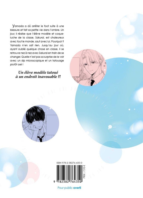 Quatrième de couverture de « LES DESSOUS DE L'ELEVE MODELE »