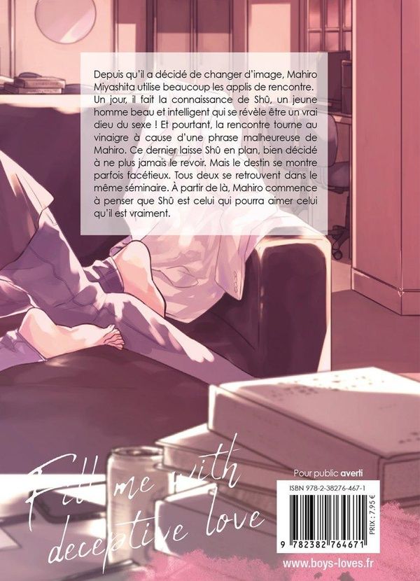Quatrième de couverture de « FILL ME WITH DECEPTIVE LOVE »