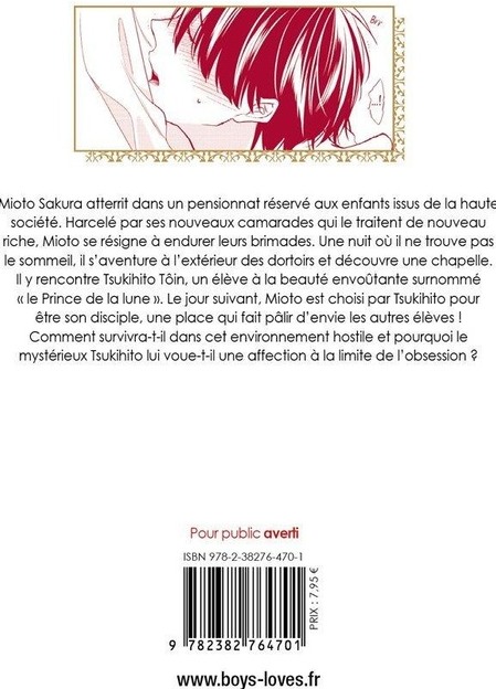Quatrième de couverture de « THE PREFECT'S SECRET GARDEN - TOME 01 »
