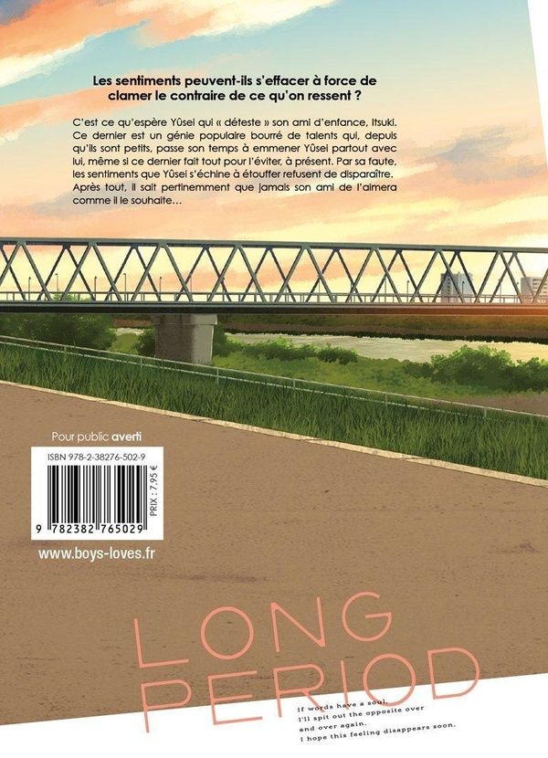 Quatrième de couverture de « Long period »