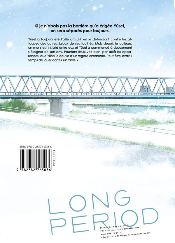 Quatrième de couverture de « Long period »