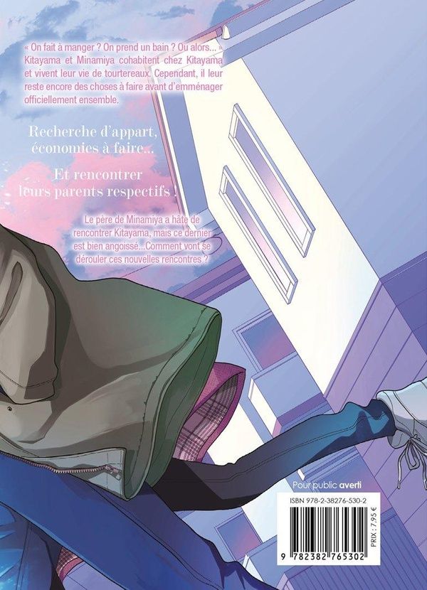 Quatrième de couverture de « KITAYAMA ET MINAMIYA - TOME 04 »