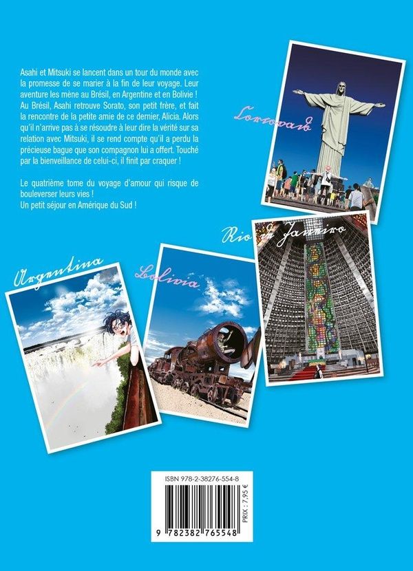 Quatrième de couverture de « Notre voyage autour du monde : l'échappée belle »