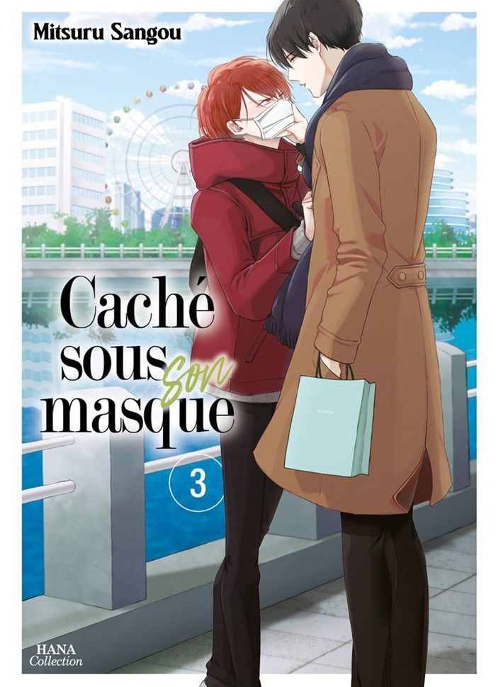 Couverture du livre « Caché sous son masque » de Mitsuru Sangou, librairie Les Contes Infusés à Corte