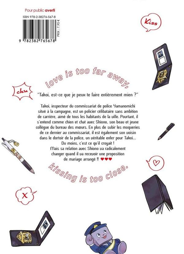 Quatrième de couverture de « D'ABORD L'ENQUETE, LES BAISERS, APRES ! - TOME 01 »