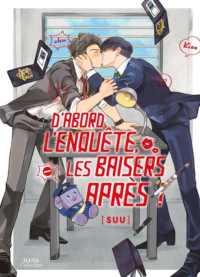 Couverture du livre « D'ABORD L'ENQUETE, LES BAISERS, APRES ! - TOME 01 » de Suu, librairie Les Contes Infusés à Corte