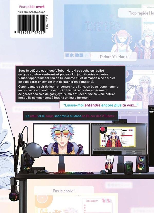 Quatrième de couverture de « METS-TOI A NU, SENPAI ! - TOME 01 »