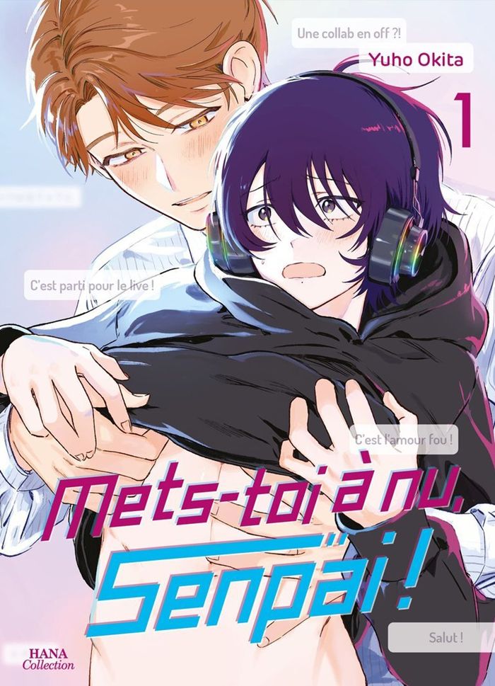 Couverture du livre « METS-TOI A NU, SENPAI ! - TOME 01 » de Yuho Okita, librairie Les Contes Infusés à Corte