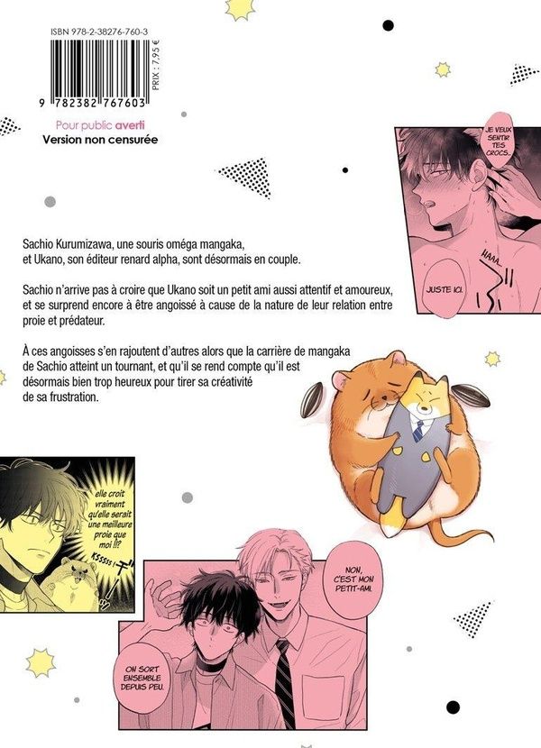 Quatrième de couverture de « La souris & le renard »