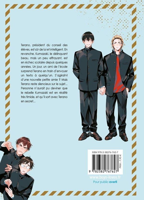 Quatrième de couverture de « Terano & Kumazaki »