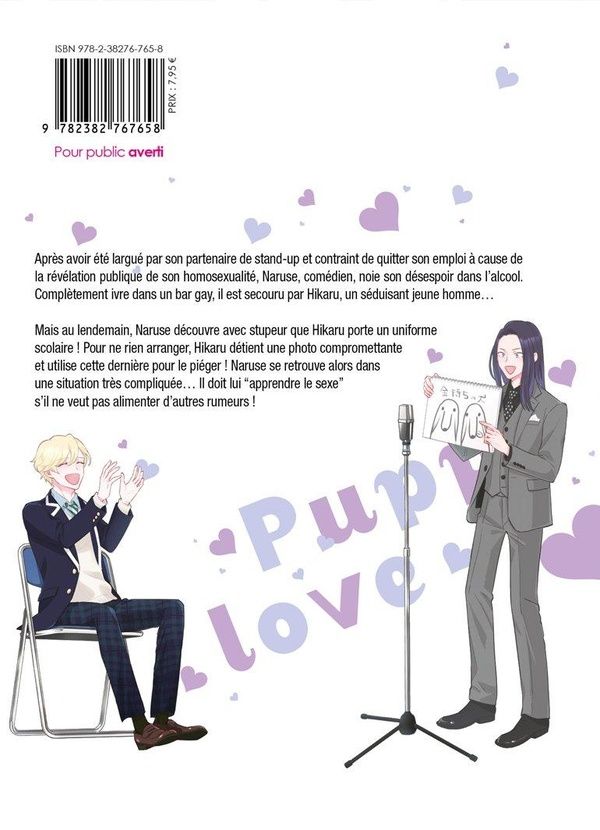Quatrième de couverture de « Underdog puppy love »