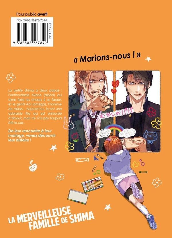 Quatrième de couverture de « La merveilleuse famille de Shima »
