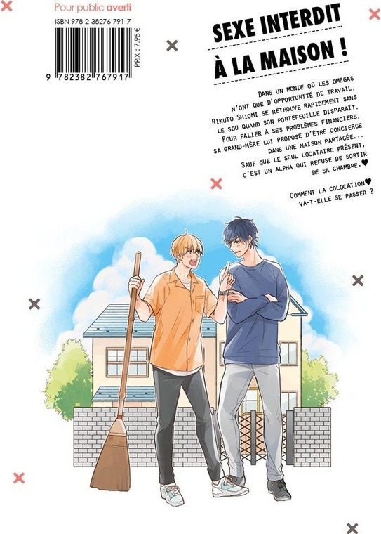 Quatrième de couverture de « KISS IN SHARED HOUSE »
