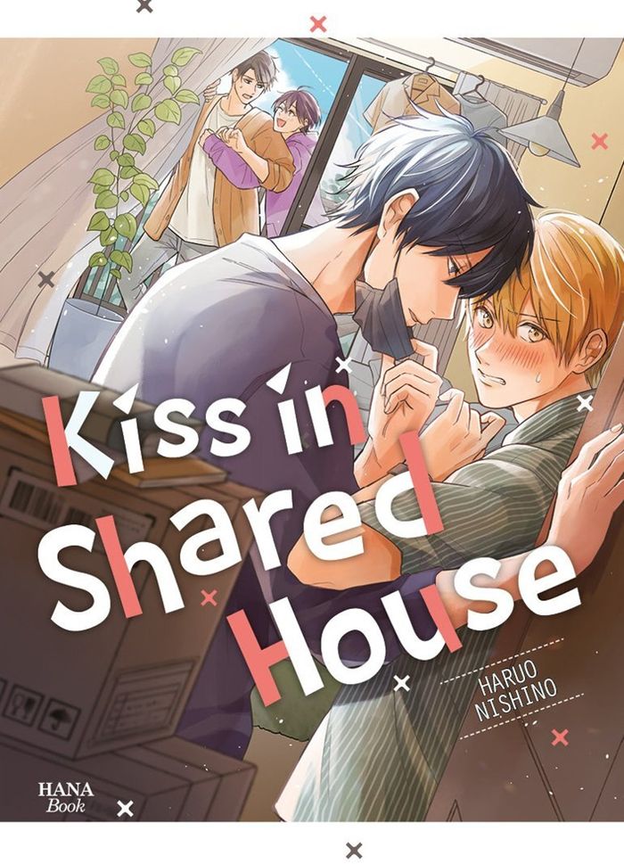Couverture du livre « KISS IN SHARED HOUSE » de Haruo Nishino, librairie Les Contes Infusés à Corte