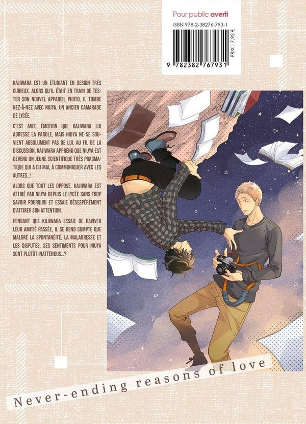 Quatrième de couverture de « NEVERENDING REASONS OF LOVE »