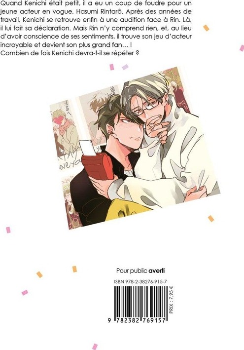 Quatrième de couverture de « Again and Again »