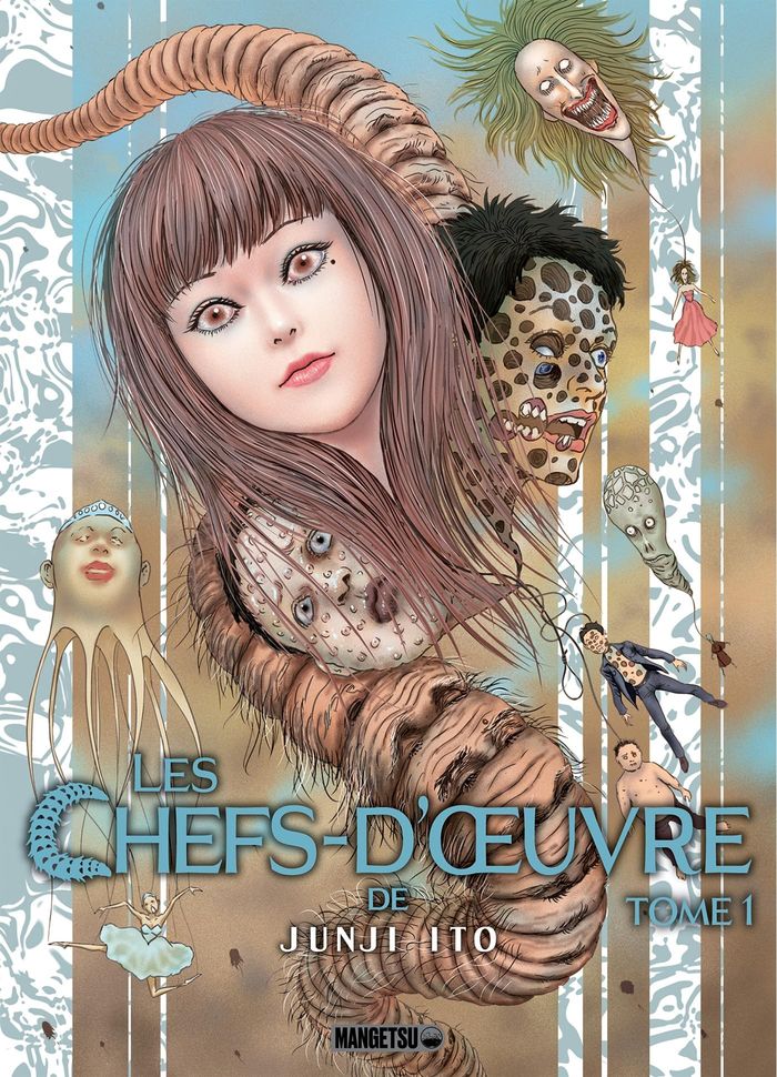 Couverture du livre « LES CHEFS D' UVRE DE JUNJI ITO - LES CHEFS-D'OEUVRE DE JUNJI ITO T01 » de Junji Ito, librairie Les Contes Infusés à Corte