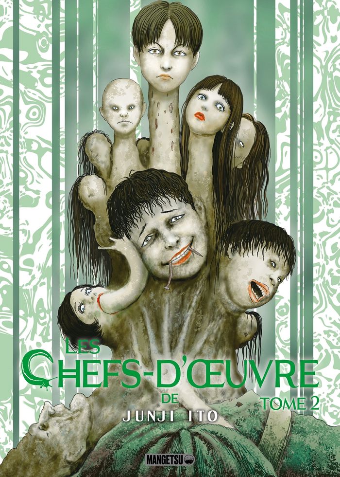 Couverture du livre « LES CHEFS-D'OEUVRE DE JUNJI ITO T02 » de Junji Ito, librairie Les Contes Infusés à Corte