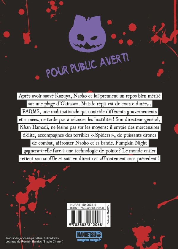 Quatrième de couverture de « Pumpkin Night »