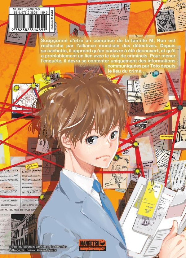 Quatrième de couverture de « Ron Kamonohashi : deranged detective »