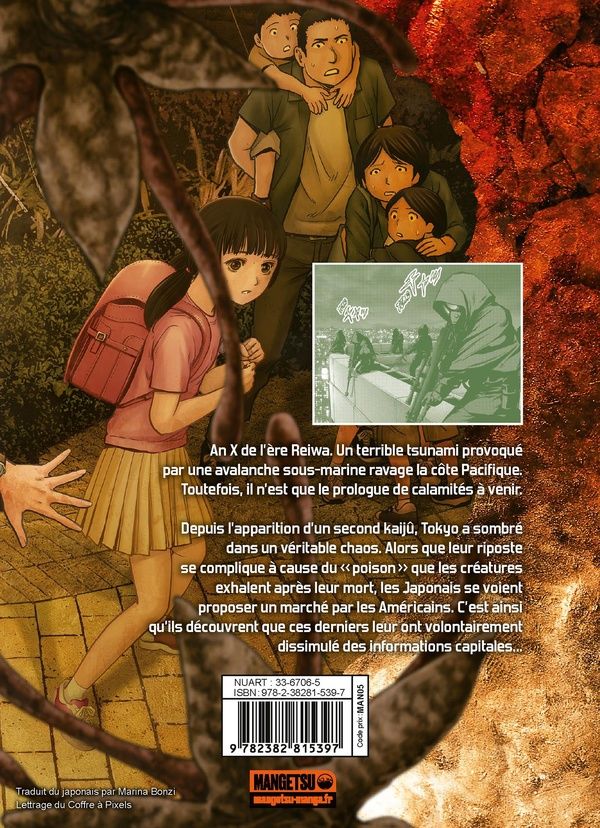 Quatrième de couverture de « Kaijû, Defense Force »