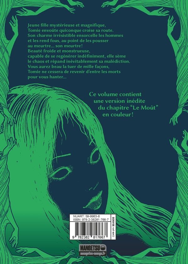 Quatrième de couverture de « Tomie »